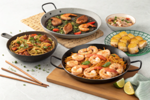 Can I mix chicken and shrimp together? - a variety of examples