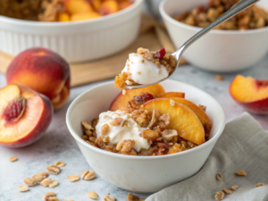  Healthy peach cobbler breakfast alternative