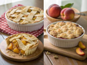 The difference between cobbler and crumble