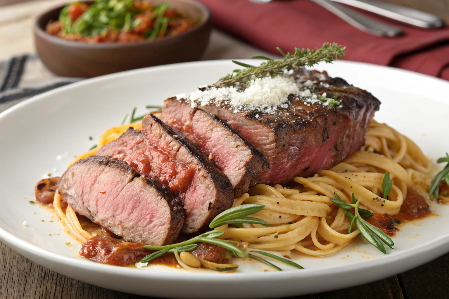 Do steak and pasta go together?