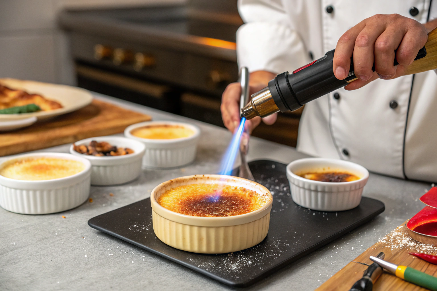 What is the secret to crème brûlée?